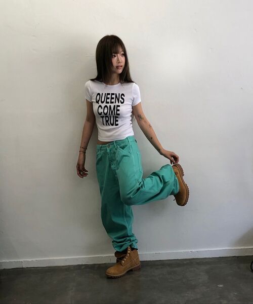 LARTIGENT(ラーティゼン)の「QUEEN T-SHIRT(MINT)(Tシャツ/カットソー・レディース・その他・FREE)」の3枚目の写真