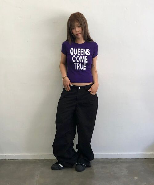LARTIGENT(ラーティゼン)の「QUEEN T-SHIRT(MINT)(Tシャツ/カットソー・レディース・その他・FREE)」の5枚目の写真