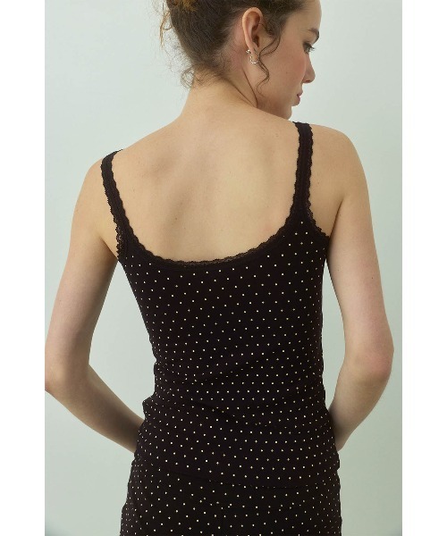 ALEXIA STAM（アリシアスタン）の「Lace Camisole /パッドinキャミソール（キャミソール・レディース・ホワイト/ブラック/グレー・S/M/L）」の9枚目の写真
