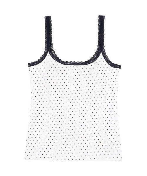 ALEXIA STAM（アリシアスタン）の「Lace Camisole /パッドinキャミソール（キャミソール・レディース・ホワイト/ブラック/グレー・S/M/L）」の18枚目の写真