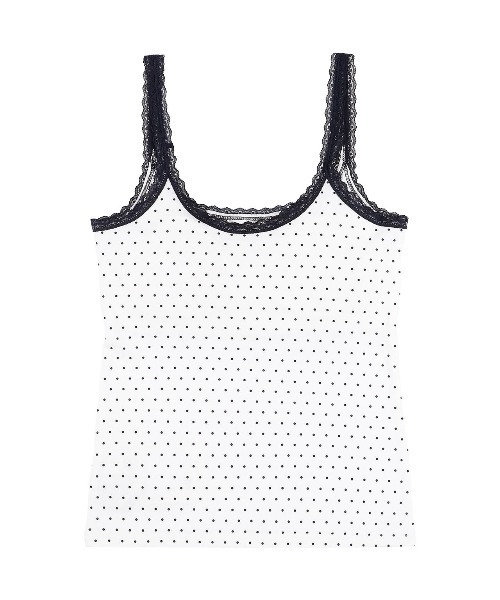 ALEXIA STAM（アリシアスタン）の「Lace Camisole /パッドinキャミソール（キャミソール・レディース・ホワイト/ブラック/グレー・S/M/L）」の19枚目の写真
