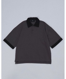 DOOPZ（ドープス）の「Oversized Knit Collar Polo - オーバーサイズドニットカラーポロシャツ（ポロシャツ）」