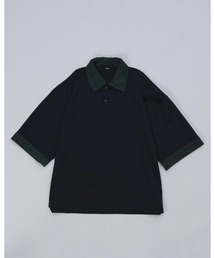 DOOPZ（ドープス）の「Oversized Knit Collar Polo - オーバーサイズドニットカラーポロシャツ（ポロシャツ）」