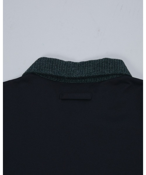 DOOPZ(ドープス)の「Oversized Knit Collar Polo - オーバーサイズドニットカラーポロシャツ(ポロシャツ・メンズ・ブラック/グレイッシュベージュ・LARGE/MEDIUM/SMALL)」の6枚目の写真