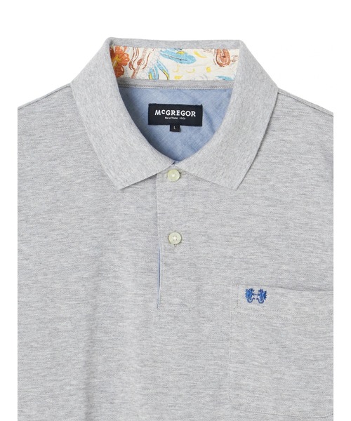 McGREGOR（マックレガー）の「アーカイブリゾートポロシャツ（ポロシャツ・メンズ・サンドグレー/コバルトブルー/ネイビー・M/L/XL）」の4枚目の写真