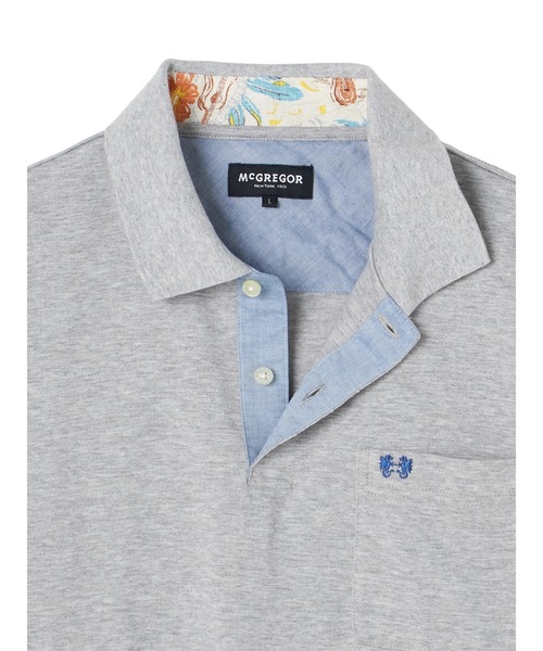McGREGOR（マックレガー）の「アーカイブリゾートポロシャツ（ポロシャツ・メンズ・サンドグレー/コバルトブルー/ネイビー・M/L/XL）」の5枚目の写真