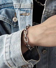 LUGG NAGG（ラグナグ）の「【456865】メンズライクシルバーブレスレット(RZ)（ブレスレット）」