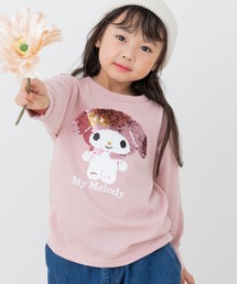 sanrio（サンリオ）の「〈サンリオ〉キャラクター スパンコール刺繍Tシャツ（Tシャツ/カットソー）」