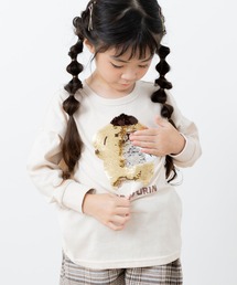 sanrio（サンリオ）の「〈サンリオ〉キャラクター スパンコール刺繍Tシャツ（Tシャツ/カットソー）」