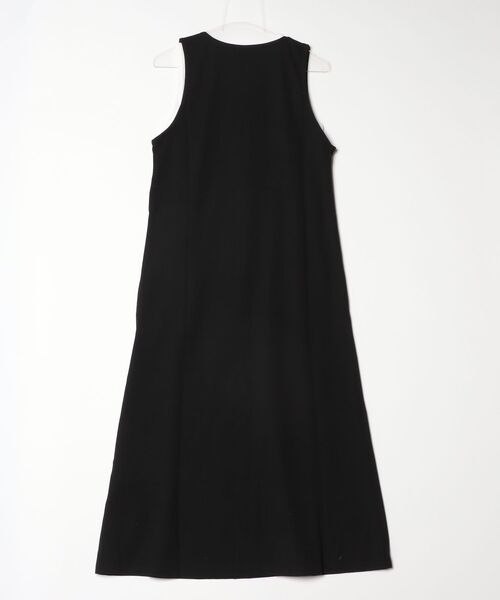 Plumel(プルメル)の「Layered Jersey Long Dress Set / レイヤードジャージーロングドレス(ワンピース・レディース・ライトグレー/ブラック/チャコールグレー・MEDIUM)」の14枚目の写真