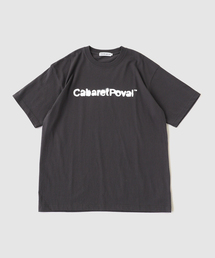 cabaret poval / キャバレーポバール Stencil Logo Tee