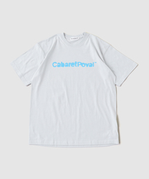 cabaret poval / キャバレーポバール Stencil Logo Tee