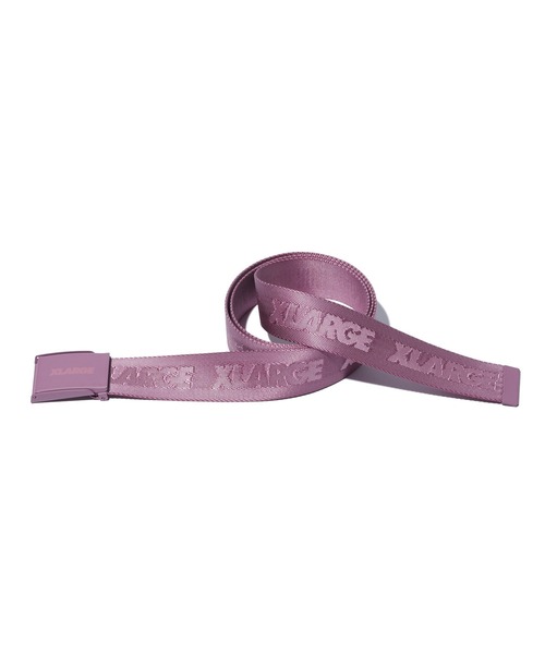 XLARGE(エクストララージ)の「STANDARD LOGO EZ LOC BELT(ベルト・メンズ・ブラック/ピンク/オリーブ・ONE SIZE)」の3枚目の写真