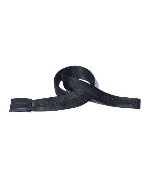 XLARGE(エクストララージ)の「STANDARD LOGO EZ LOC BELT(ベルト・メンズ・ブラック/ピンク/オリーブ・ONE SIZE)」の1枚目の写真