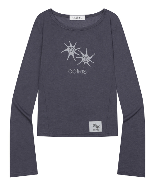 COIRIS（コイリス）の「リラシースルースリムロングスリーブTシャツ（4カラー）（Tシャツ/カットソー・レディース・ホワイト/ベージュ/ブラック/ダークグレー・FREE）」の12枚目の写真