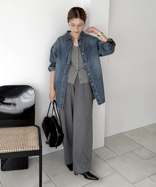 Levi's(リーバイス)の「別注【LEVI’S(R)/リーバイス(R)】for JS WOVEN DENIM SHIRT(シャツ/ブラウス・レディース・ブルー・SMALL/X-LARGE)」の4枚目の写真