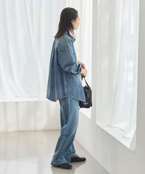 Levi's(リーバイス)の「別注【LEVI’S(R)/リーバイス(R)】for JS WOVEN DENIM SHIRT(シャツ/ブラウス・レディース・ブルー・SMALL/X-LARGE)」の12枚目の写真