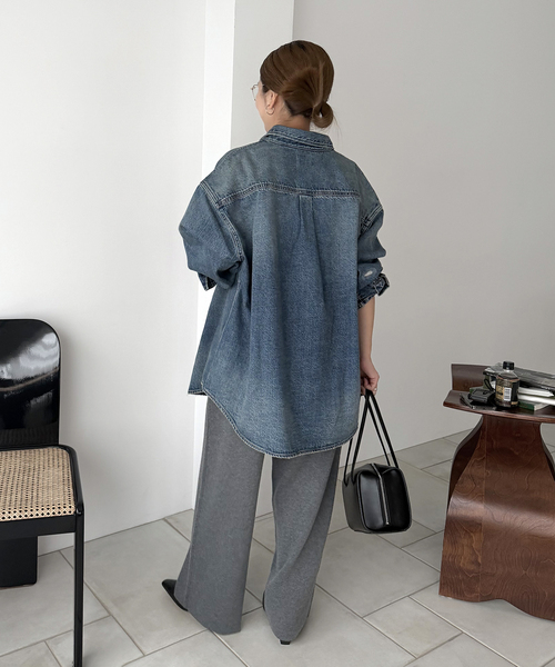 Levi's(リーバイス)の「別注【LEVI’S(R)/リーバイス(R)】for JS WOVEN DENIM SHIRT(シャツ/ブラウス・レディース・ブルー・SMALL/X-LARGE)」の15枚目の写真