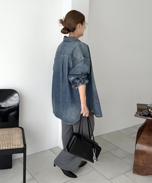 Levi's(リーバイス)の「別注【LEVI’S(R)/リーバイス(R)】for JS WOVEN DENIM SHIRT(シャツ/ブラウス・レディース・ブルー・SMALL/X-LARGE)」の17枚目の写真