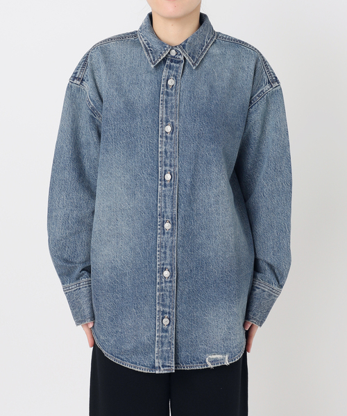 Levi's(リーバイス)の「別注【LEVI’S(R)/リーバイス(R)】for JS WOVEN DENIM SHIRT(シャツ/ブラウス・レディース・ブルー・SMALL/X-LARGE)」の18枚目の写真