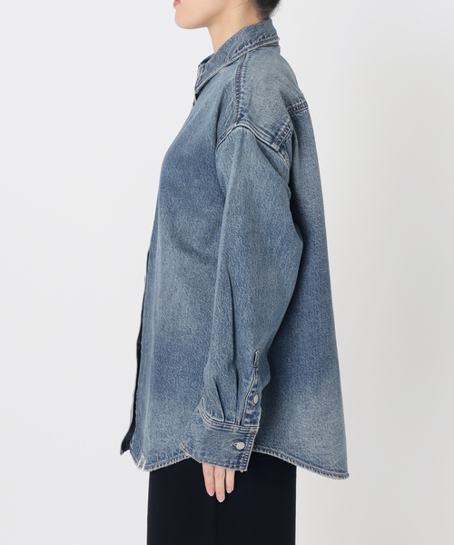 Levi's(リーバイス)の「別注【LEVI’S(R)/リーバイス(R)】for JS WOVEN DENIM SHIRT(シャツ/ブラウス・レディース・ブルー・SMALL/X-LARGE)」の19枚目の写真
