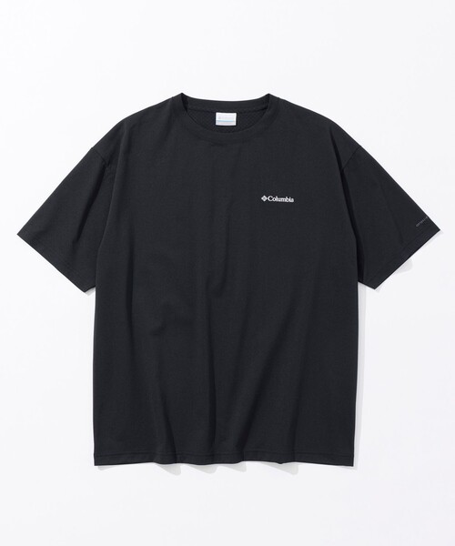 Columbia(コロンビア)の「限定展開 ガチャピン・ムック 冷感 Columbia/リトルオパワビーチ ガチャムク ショートスリーブ Tシャツ/コロンビア(Tシャツ/カットソー・メンズ・ブラック系その他/ホワイト系その他/ブラック/ホワイト・M/S/XL/L)」の6枚目の写真