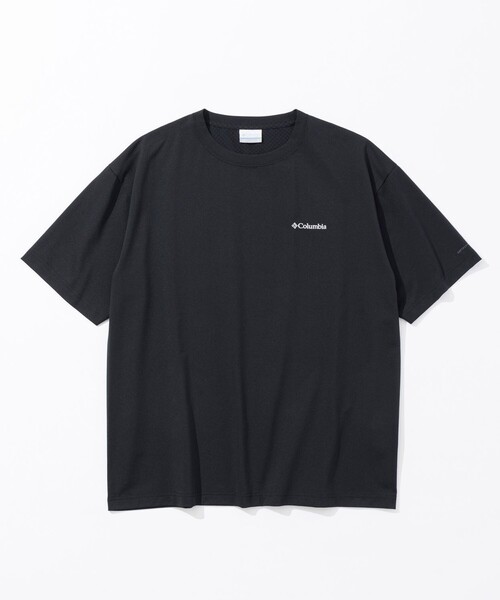 Columbia(コロンビア)の「限定展開 ガチャピン・ムック 冷感 Columbia/リトルオパワビーチ ガチャムク ショートスリーブ Tシャツ/コロンビア(Tシャツ/カットソー・メンズ・ブラック系その他/ホワイト系その他/ブラック/ホワイト・M/S/XL/L)」の9枚目の写真