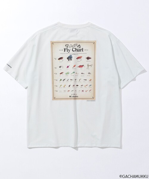 Columbia(コロンビア)の「限定展開 ガチャピン・ムック 冷感 Columbia/リトルオパワビーチ ガチャムク ショートスリーブ Tシャツ/コロンビア(Tシャツ/カットソー・メンズ・ブラック系その他/ホワイト系その他/ブラック/ホワイト・M/S/XL/L)」の14枚目の写真
