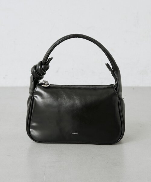 mystic(ミスティック)の「26AW 結び目ハンドルBAG(トートバッグ・レディース・ブラウン/ブラック・ONE SIZE)」の8枚目の写真