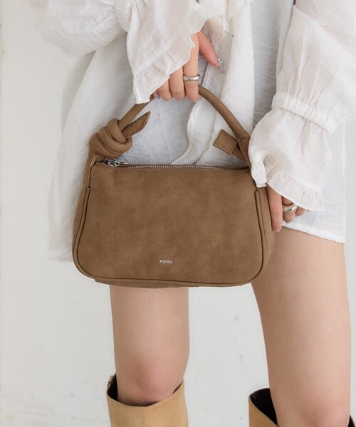 mystic(ミスティック)の「26AW 結び目ハンドルBAG(トートバッグ・レディース・ブラウン/ブラック・ONE SIZE)」の16枚目の写真
