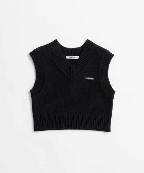 PRANK PROJECT(プランクプロジェクト)の「【2026Autumn Pre-Order】タイニーニットベスト / Tiny Knit Vest(ベスト・レディース・ブラウン/ブラック/チャコールグレー・FREE)」の18枚目の写真