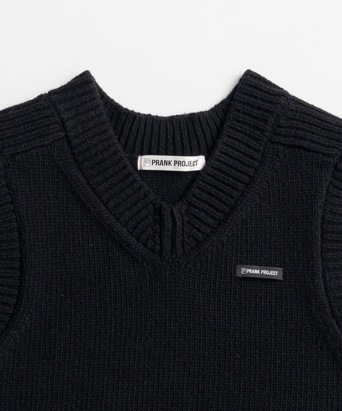 PRANK PROJECT(プランクプロジェクト)の「【2026Autumn Pre-Order】タイニーニットベスト / Tiny Knit Vest(ベスト・レディース・ブラウン/ブラック/チャコールグレー・FREE)」の20枚目の写真