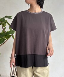 バックファスナー切替カットソー
