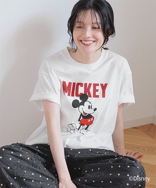 studio CLIP(スタディオクリップ)の「MICKEY / アソートドットTシャツ(Tシャツ/カットソー・レディース・ホワイト系その他/グレー系その他/ブラウン系その他・FREE)」の2枚目の写真