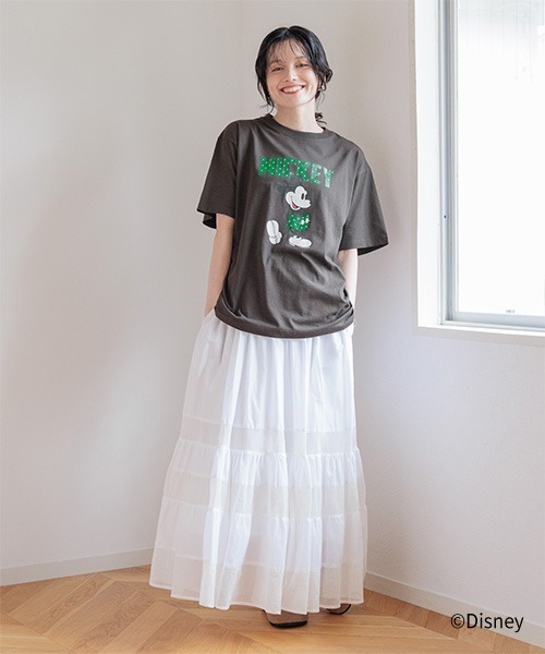 studio CLIP(スタディオクリップ)の「MICKEY / アソートドットTシャツ(Tシャツ/カットソー・レディース・ホワイト系その他/グレー系その他/ブラウン系その他・FREE)」の9枚目の写真