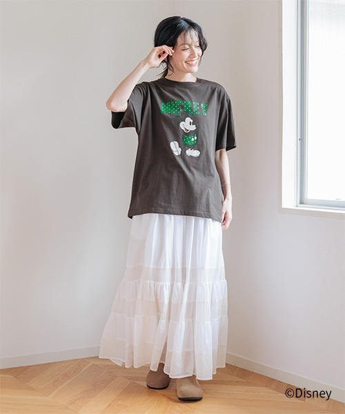 studio CLIP(スタディオクリップ)の「MICKEY / アソートドットTシャツ(Tシャツ/カットソー・レディース・ホワイト系その他/グレー系その他/ブラウン系その他・FREE)」の10枚目の写真