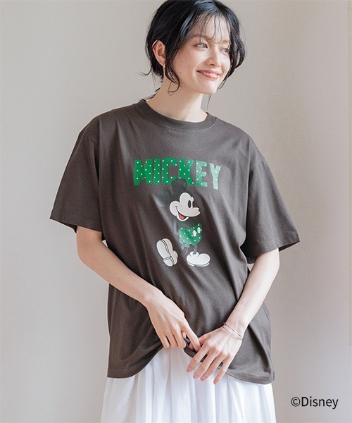 studio CLIP(スタディオクリップ)の「MICKEY / アソートドットTシャツ(Tシャツ/カットソー・レディース・ホワイト系その他/グレー系その他/ブラウン系その他・FREE)」の8枚目の写真