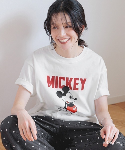 studio CLIP(スタディオクリップ)の「MICKEY / アソートドットTシャツ(Tシャツ/カットソー・レディース・ホワイト系その他/グレー系その他/ブラウン系その他・FREE)」の4枚目の写真