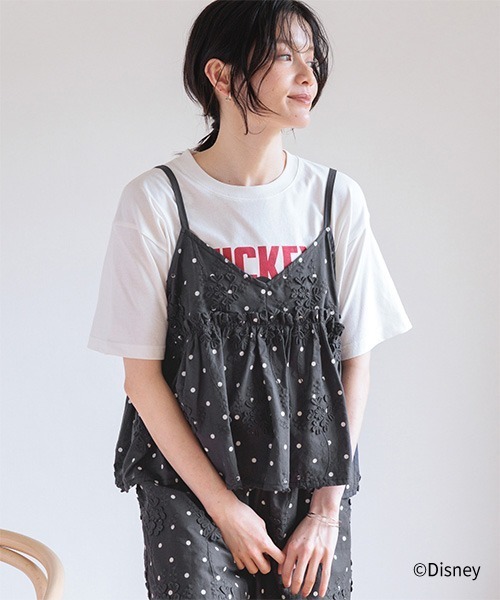 studio CLIP(スタディオクリップ)の「MICKEY / アソートドットTシャツ(Tシャツ/カットソー・レディース・ホワイト系その他/グレー系その他/ブラウン系その他・FREE)」の5枚目の写真