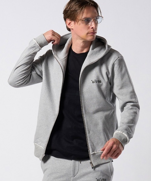 wjk(ダヴルジェイケイ)の「mpa4196-super urake zip-up parka ジップアップパーカー(206 mw07j)(パーカー・メンズ・トップグレー/ブラック・S/XL/L/M)」の5枚目の写真