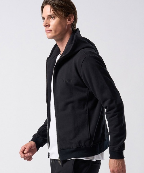 wjk(ダヴルジェイケイ)の「mpa4196-super urake zip-up parka ジップアップパーカー(206 mw07j)(パーカー・メンズ・トップグレー/ブラック・S/XL/L/M)」の21枚目の写真