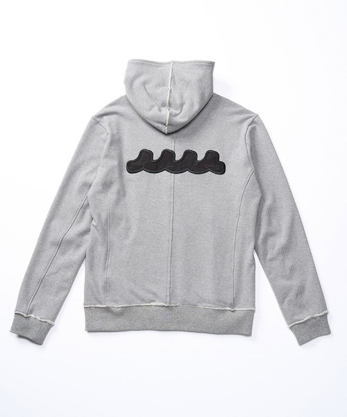 wjk(ダヴルジェイケイ)の「mpa4196-super urake zip-up parka ジップアップパーカー(206 mw07j)(パーカー・メンズ・トップグレー/ブラック・S/XL/L/M)」の18枚目の写真