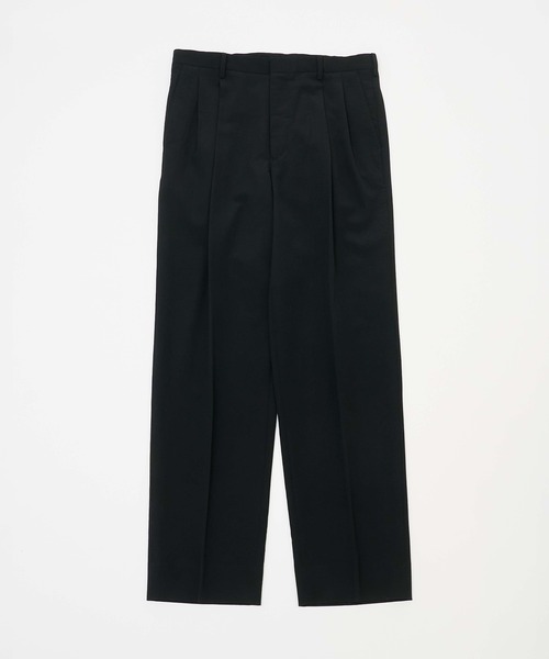 ADAM ET ROPE'（アダムエロペ）の「TWO PLEATS TROUSERS（スラックス・メンズ・ネイビー/ブラック・L/M）」の2枚目の写真