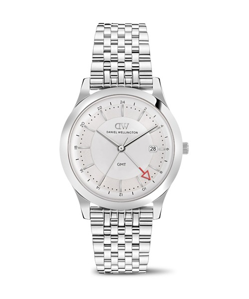 Daniel Wellington(ダニエルウェリントン)の「PATHFINDER GMT 7-Link 39MM メンズ腕時計(アナログ腕時計・メンズ・ホワイト/ブラック・39)」の1枚目の写真