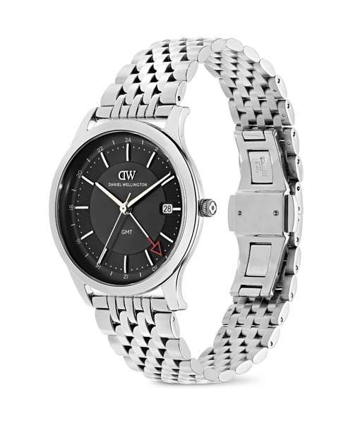 Daniel Wellington(ダニエルウェリントン)の「PATHFINDER GMT 7-Link 39MM メンズ腕時計(アナログ腕時計・メンズ・ホワイト/ブラック・39)」の4枚目の写真