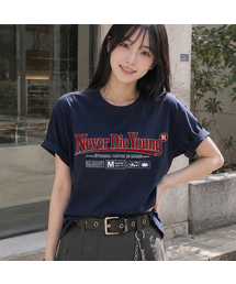 [ODNR UNISEX]Naver Die Young 半袖Tシャツ_NAVY