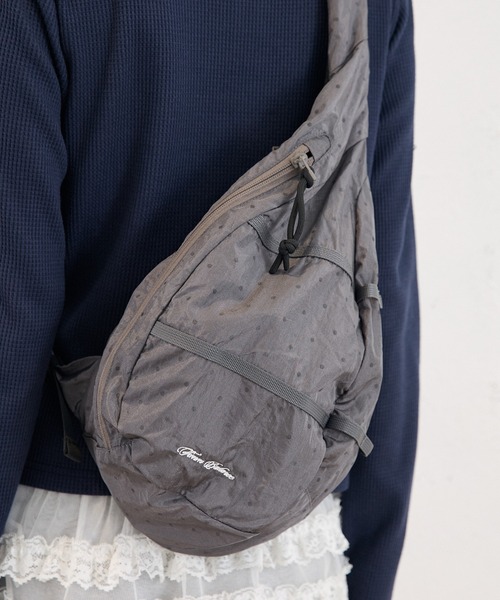FCMM(エフシーエムエム)の「SHOULDER NAP SACK / ショルダーナップサック(バックパック/リュック・レディース・ライトブルー/グレー・FREE)」の1枚目の写真