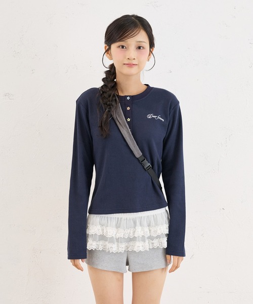 FCMM(エフシーエムエム)の「SHOULDER NAP SACK / ショルダーナップサック(バックパック/リュック・レディース・ライトブルー/グレー・FREE)」の4枚目の写真