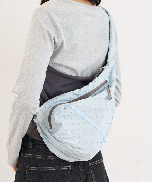 FCMM(エフシーエムエム)の「SHOULDER NAP SACK / ショルダーナップサック(バックパック/リュック・レディース・ライトブルー/グレー・FREE)」の11枚目の写真
