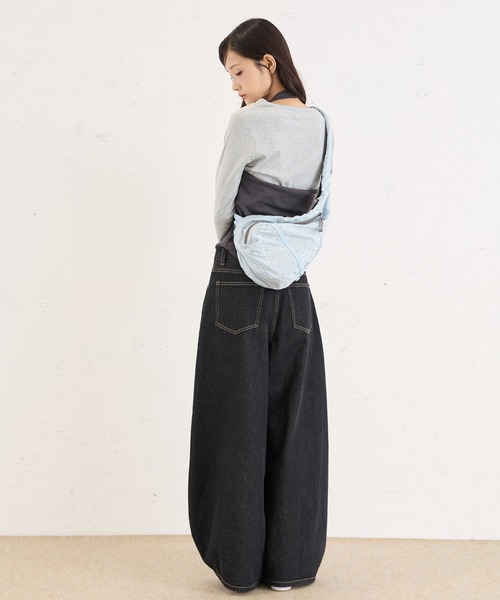 FCMM(エフシーエムエム)の「SHOULDER NAP SACK / ショルダーナップサック(バックパック/リュック・レディース・ライトブルー/グレー・FREE)」の14枚目の写真